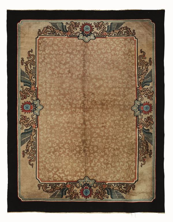Particolare tappeto Pechini, Cina inizio XX secolo