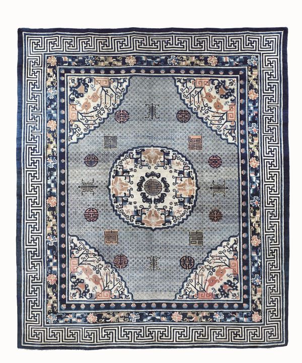 Importante tappeto, Mongolia fine XIX secolo