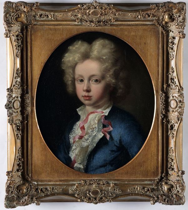 Scuola francese del XVIII secolo Ritratto di infante