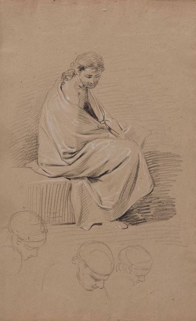 Scuola Francese del XVIII Secolo Studi di Figure