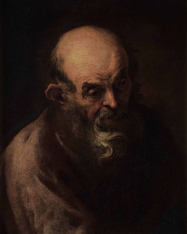 Alessandro Magnasco (Genova 1667-1749) Ritratto di anziano