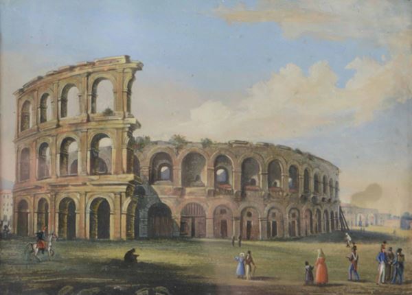 Pittore del XIX secolo Colosseo