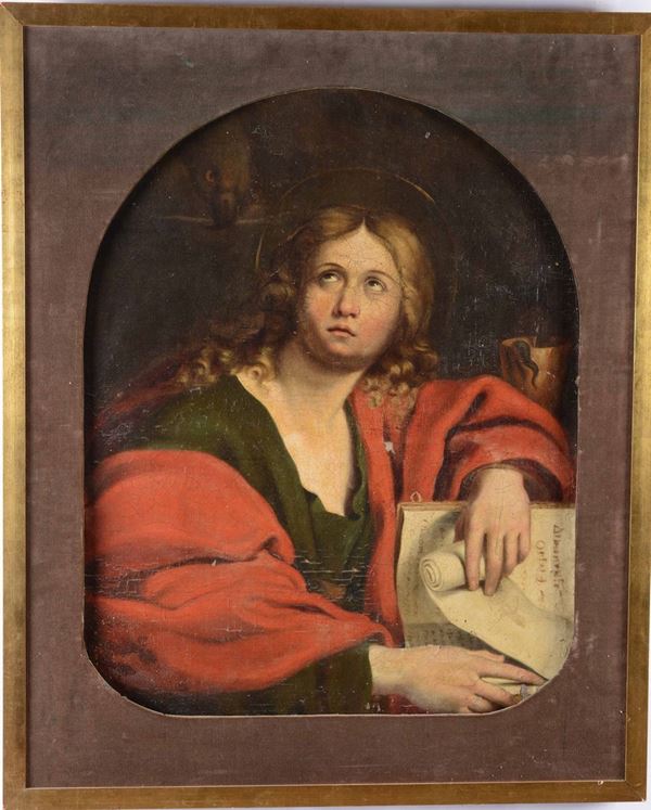 Domenico Zampieri detto il Domenichino (Bologna, 1581 - 1641), copia da San Giovanni Evangelista