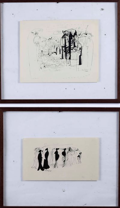 Lotto di Due Disegni