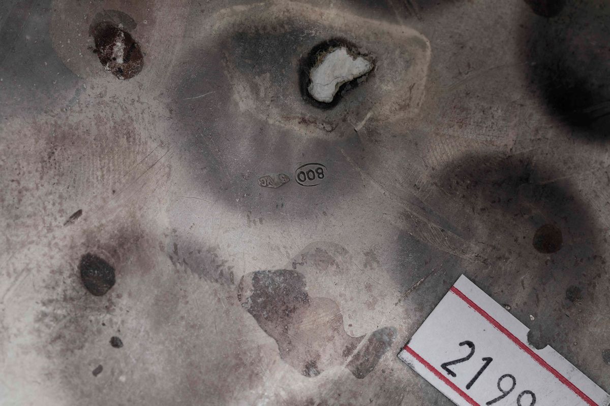 Cinque Piattini in Argento di Varie Forme. Varie Manifatture del XX Secolo. Quattro di Manifattur...