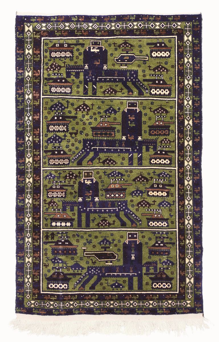 Tappeto Afganistan metà XX secolo  - Auction Carpets - Timed Auction - Cambi Casa d'Aste