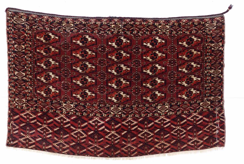 Sacca Yomut, est Turkestan fine XIX secolo  - Auction Carpets | Cambi Time - Cambi Casa d'Aste