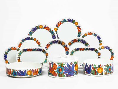 Servizio da Tavola Acapulco Lussemburgo, Septfontaines, Manifattura Villeroy & Boch, 1967-1980 Ci...