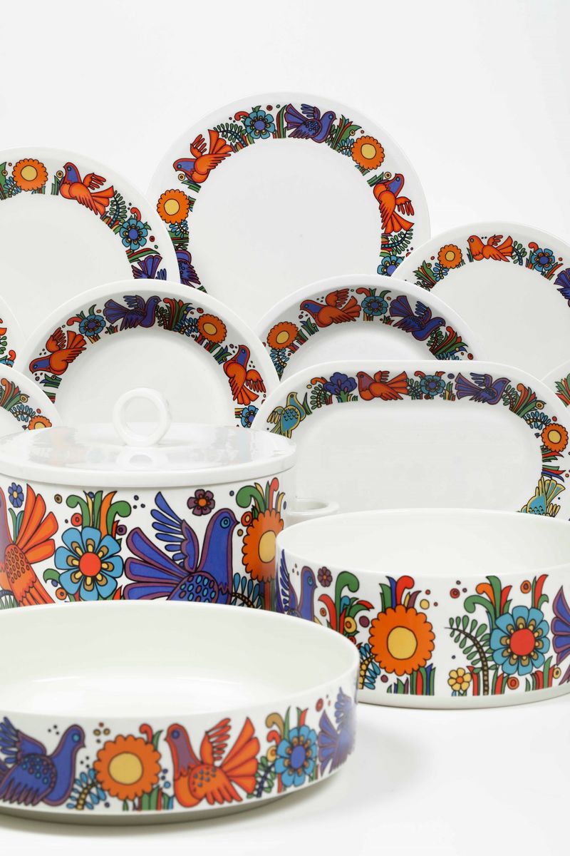Servizio da Tavola Acapulco Lussemburgo, Septfontaines, Manifattura Villeroy & Boch, 1967-1980 Ci...