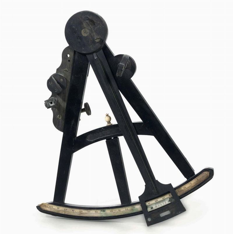 Ottante con telaio in ebano  - Auction Marittime Art and Scientific Instruments - Cambi Casa d'Aste