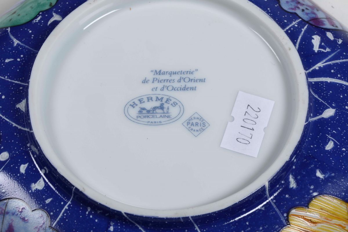 Parte di Servizio da Tavola Hermès Marqueterie De Pierres Dures D'orient Et D’occident Limoges, V...
