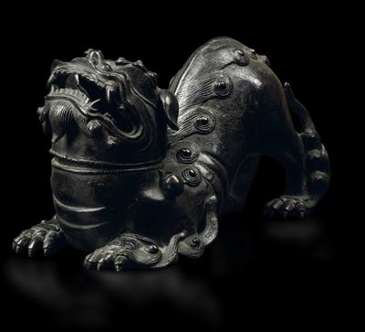 Figura di Drago in Bronzo, Cina, Dinastia Ming, XVII Secolo