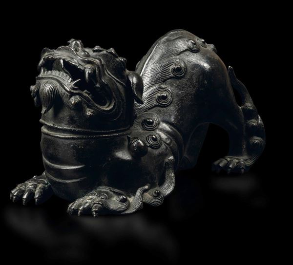 A bronze dragon, China, Ming Dynasty, 1600s