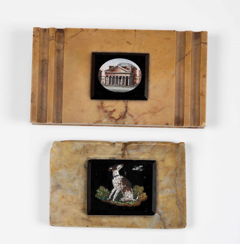Micromosaico raffigurante veduta del Pantheon, Roma XIX secolo  - Asta Scultura e Oggetti d'Arte | Cambi Time - Cambi Casa d'Aste