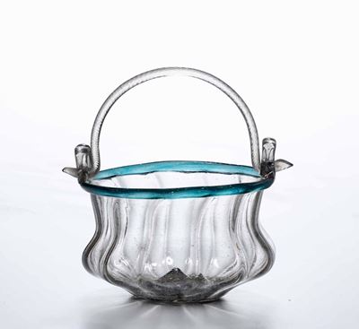 Secchiello Vetro Soffiato Venezia XVIII Secolo