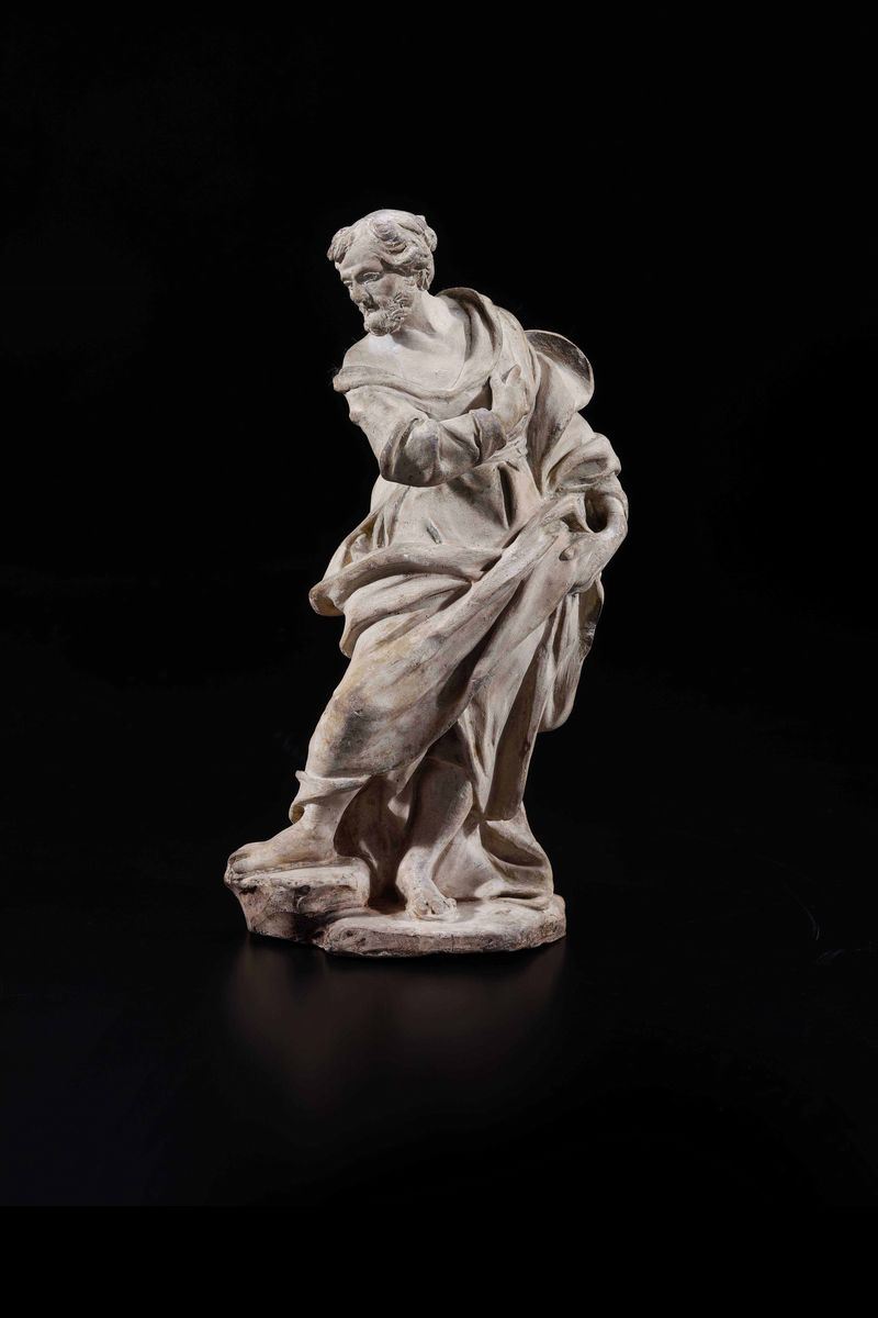 A terracotta Saint, attr. Mazza, Bologna, 1700s  - Auction Sculpture and Works of Art - Cambi Casa d'Aste