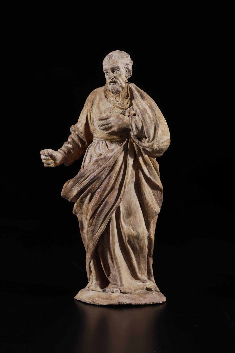 St Joseph, attr. Scandellari, Bologna, 1700s  - Auction Sculpture and Works of Art - Cambi Casa d'Aste