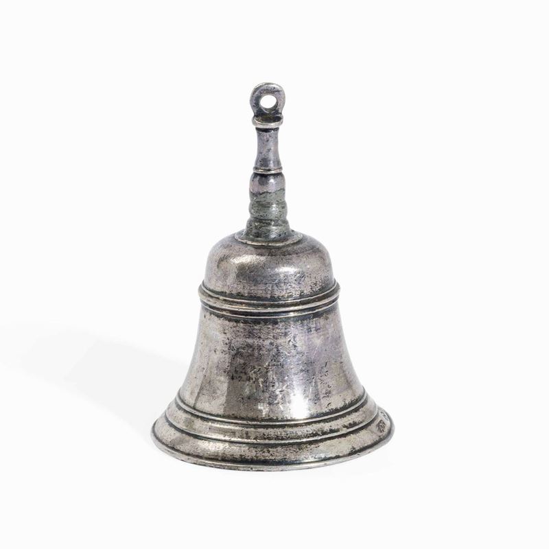 Campanello in argento fuso e cesellato, Palermo 1775  - Auction Collectors' Silvers - I - Cambi Casa d'Aste