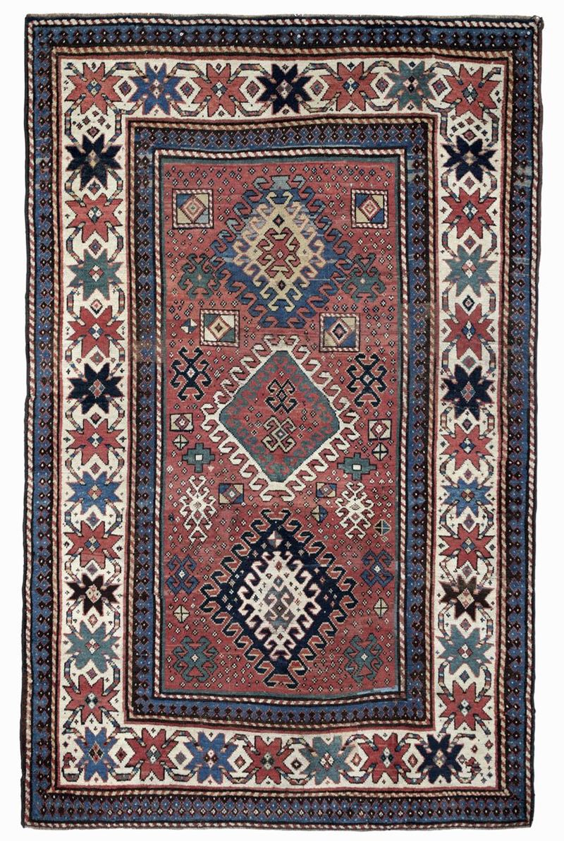 Tappeto Kazak, Caucaso fine XIX secolo  - Auction Fine Carpets and Rugs - Cambi Casa d'Aste