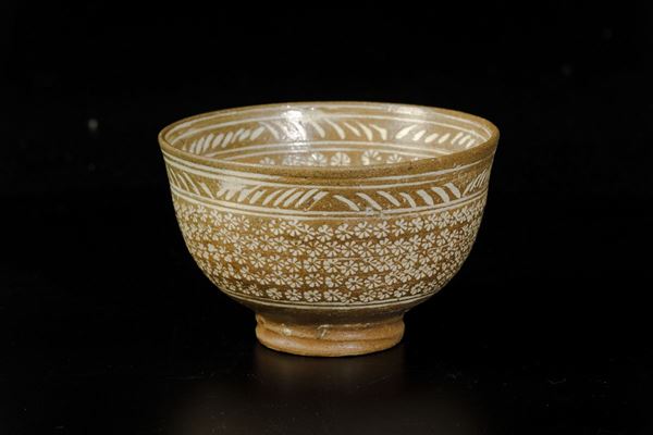 A stoneware bowl, China, prob. Ming Dynasty