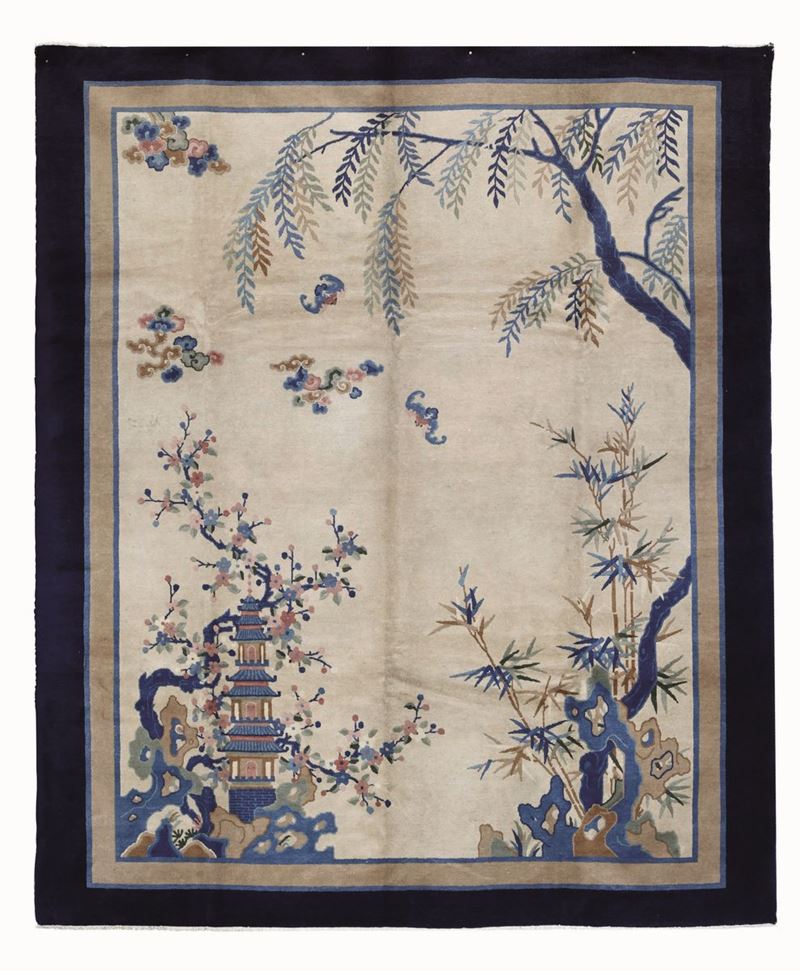 Tappeto Cina, prima metà XX secolo  - Auction Fine Carpets and Rugs - Cambi Casa d'Aste