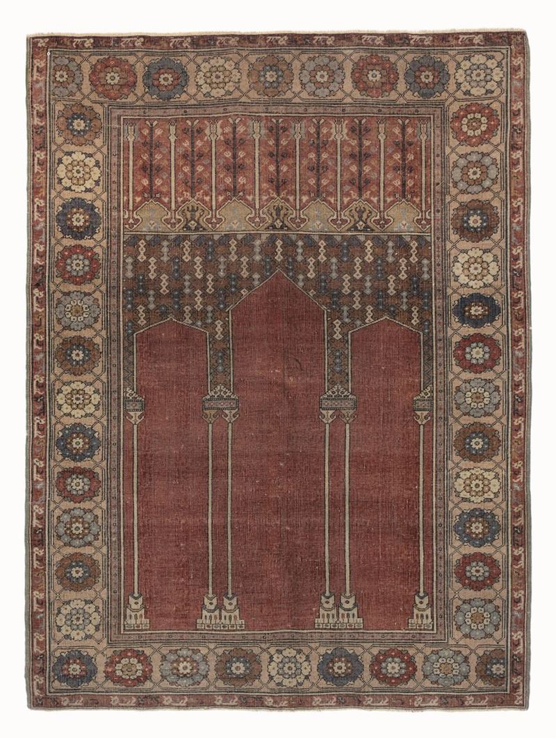 Tappeto Ladik, Anatolia XIX secolo  - Asta Tappeti Antichi - Cambi Casa d'Aste
