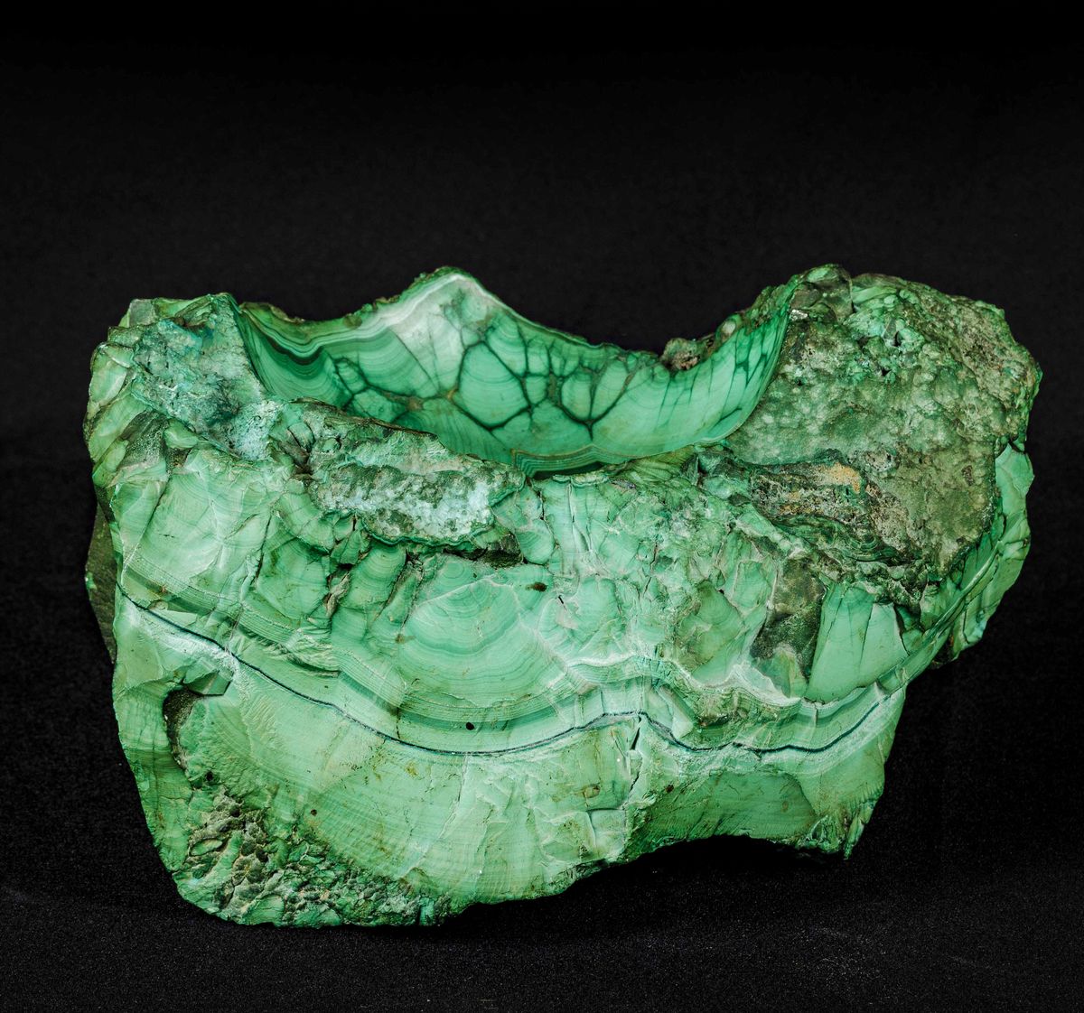Posacenere in malachite
