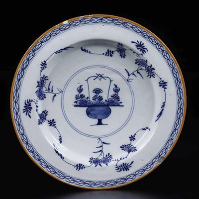 Piatto Olanda, Delft, XVIII Secolo