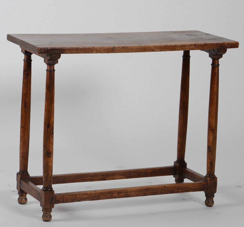 Tavolino rustico in legno  - Auction Antiques January | Time Auction - Cambi Casa d'Aste