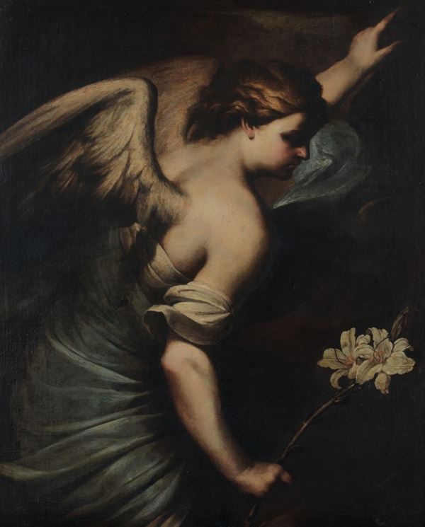 Andrea Vaccaro (Napoli 1604-1670), attribuito a Angelo Annunciante