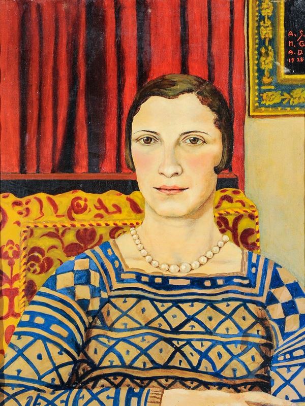 Anna Aleksandrovna Svedomskaja (1898-1973) Autoritratto