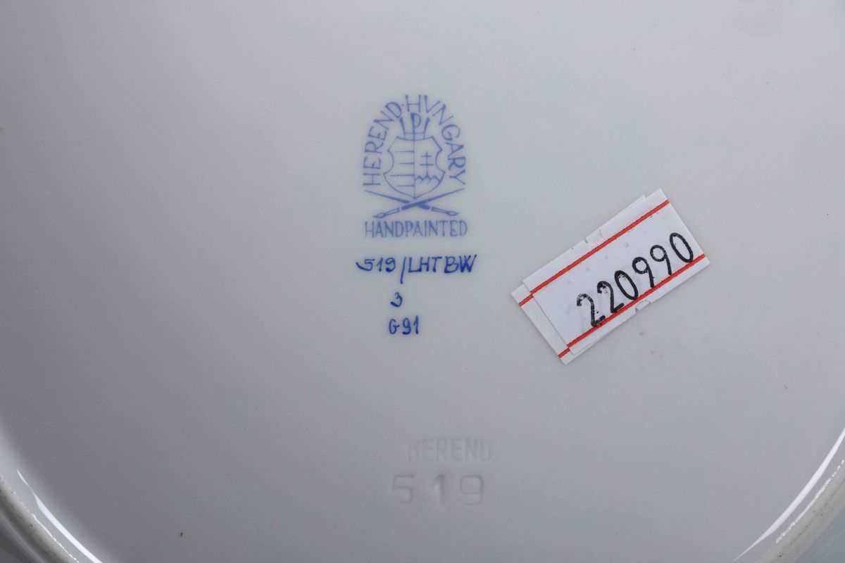 Servizio da Tavola Lahore Ungheria, Manifattura Herend, Seconda Metà del XX Secolo