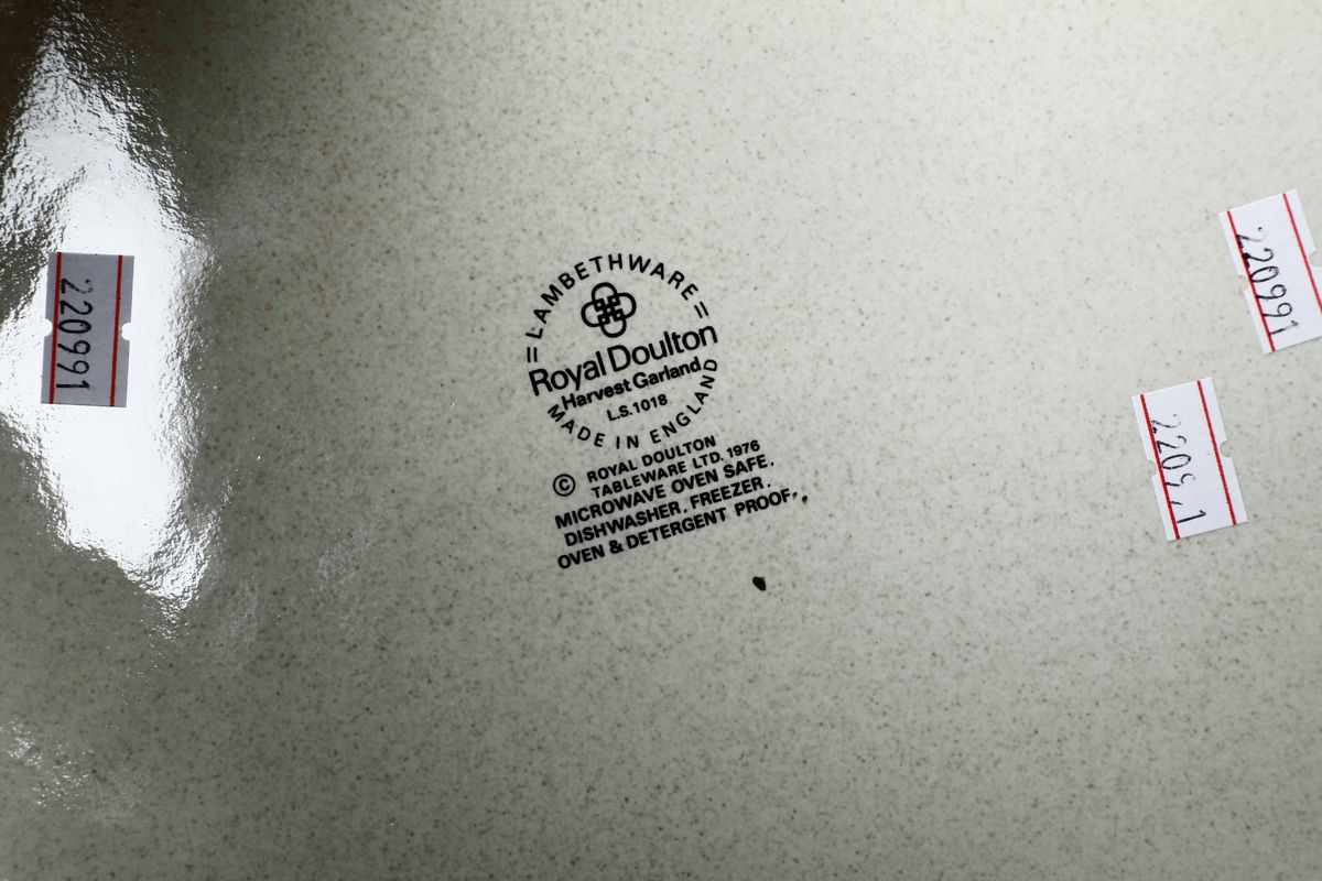 Servizio da Tavola Inghilterra, Manifattura Royal Doulton, Ultimo Quarto XX Secolo