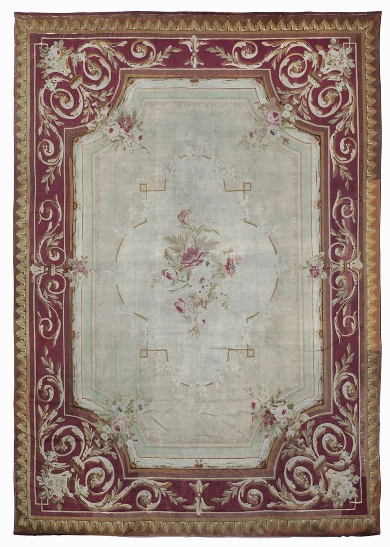Aubusson Francia seconda metà XIX secolo  - Auction Fine Carpets and Rugs - Cambi Casa d'Aste