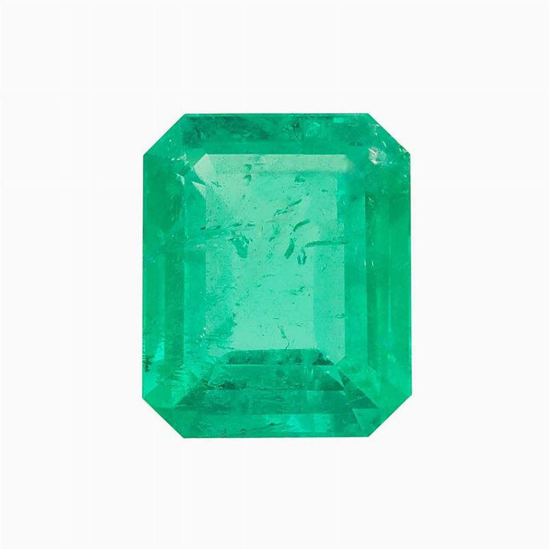 Smeraldo Colombia di ct 2.82  - Auction Fine Jewels - Cambi Casa d'Aste