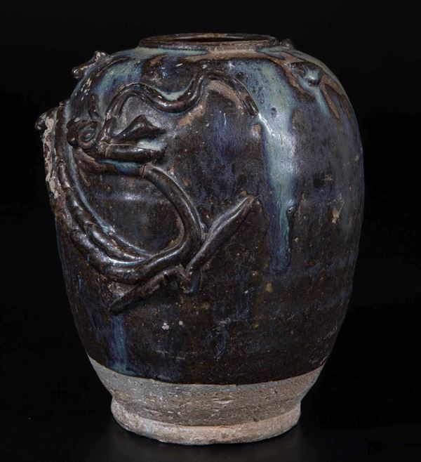 A Jun vase, China, Ming Dynasty, 1600s