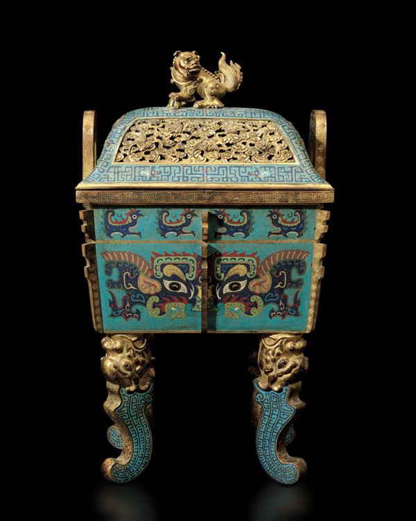 A large censer, China, Qing Dynasty