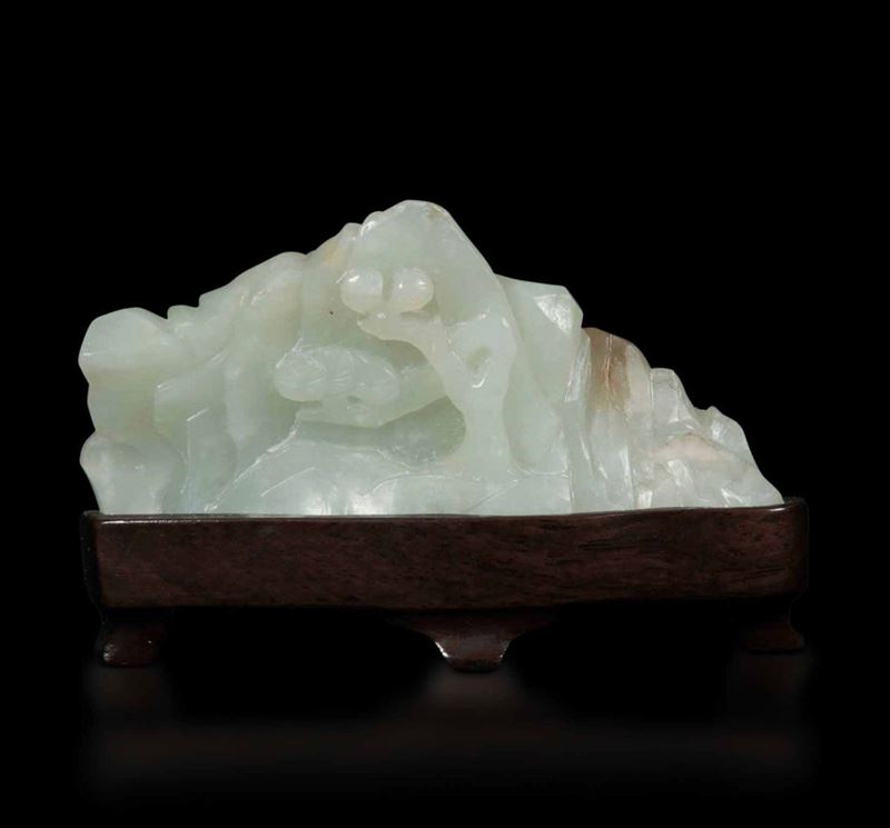 A jade mountain, China, Qing Dynasty, 1700s  - Auction Fine Chinese Works of Art - Cambi Casa d'Aste