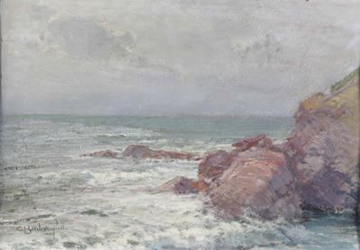 Cesare Bentivoglio (1868-1952)marina