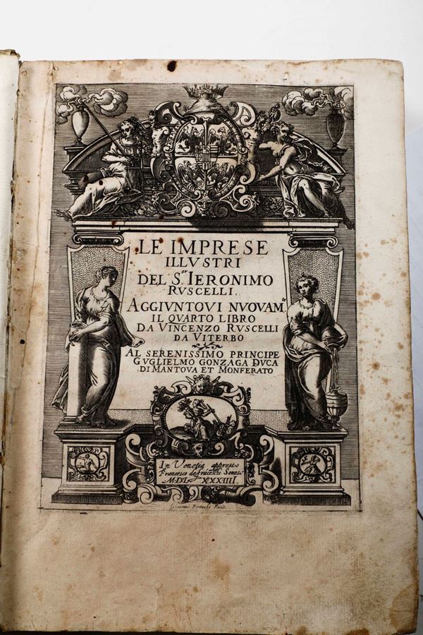 Ruscelli Girolamo Le Imprese...Venezia, 1584.