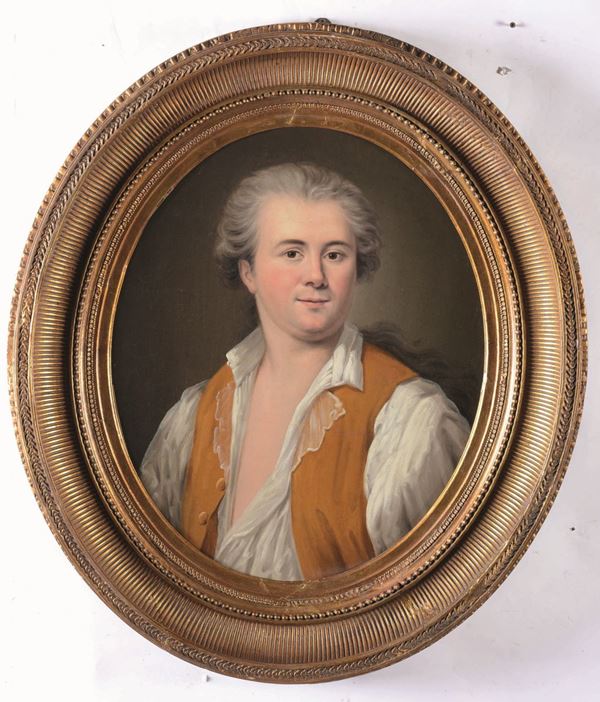 Claude Nicolas Ledoux (Dormans, 1736 - Parigi, 1806) Ritratto di gentiluomo