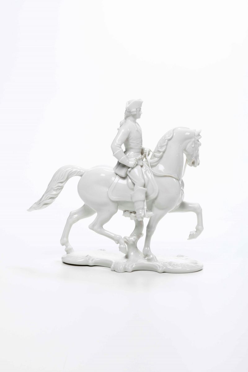 Figurina Equestre Manifattura Nymphenburg, XX Secolo