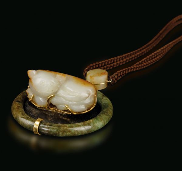 A pendant, China, Qing Dynasty