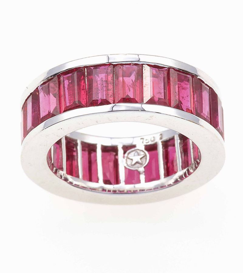 Rivière con rubini Thailandia  - Auction Fine Jewels - Cambi Casa d'Aste