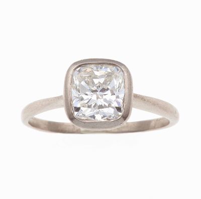 Diamante Taglio Cuscino di Ct 2.00 Circa
