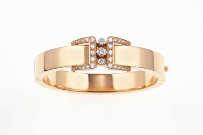 Bracciale Rigido con Diamanti