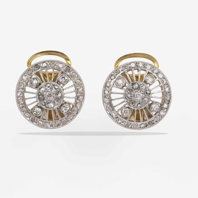 Orecchini con Piccoli Diamanti