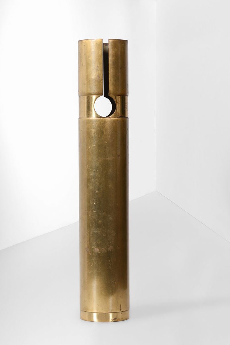 Vaso portafiori in ottone.  - Auction Design Lab - Cambi Casa d'Aste