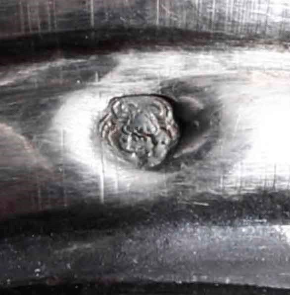 Otto Salierine in Argento Sterling e Vetro. Francia Seconda Metà XX Secolo