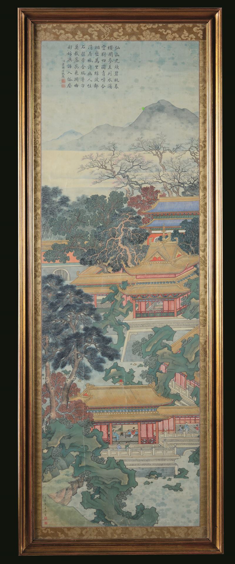 A painting on silk, China, Qing Dynasty, 1800s  - Auction Fine Chinese Works of Art - Cambi Casa d'Aste